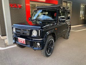 オールブラックなダムドのジムニーlittle.Gのできあがり😎