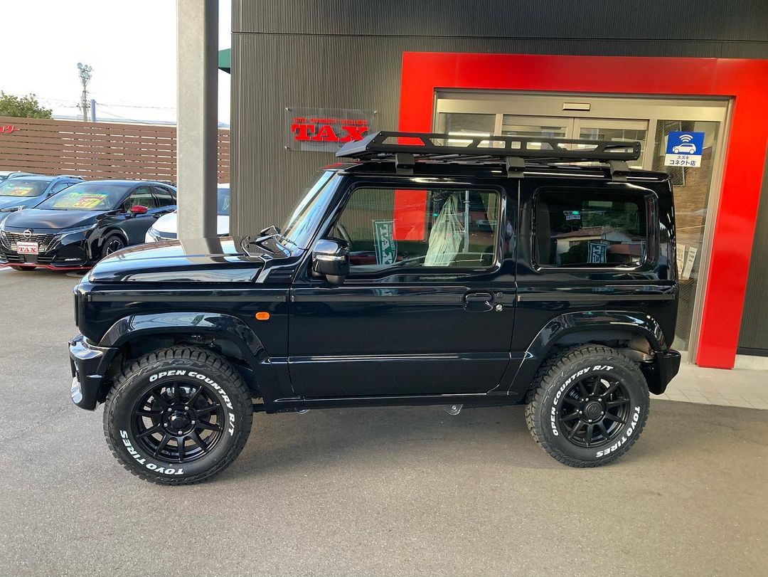 オールブラックなダムドのジムニーlittle.Gのできあがり😎