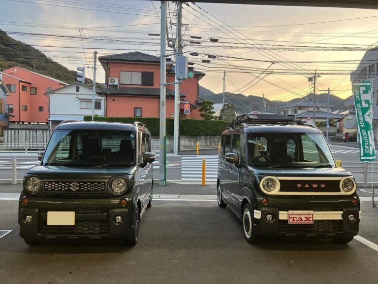 スペーシアギア　『ダムド　ノマド』と『純正』を比べてみる❗️