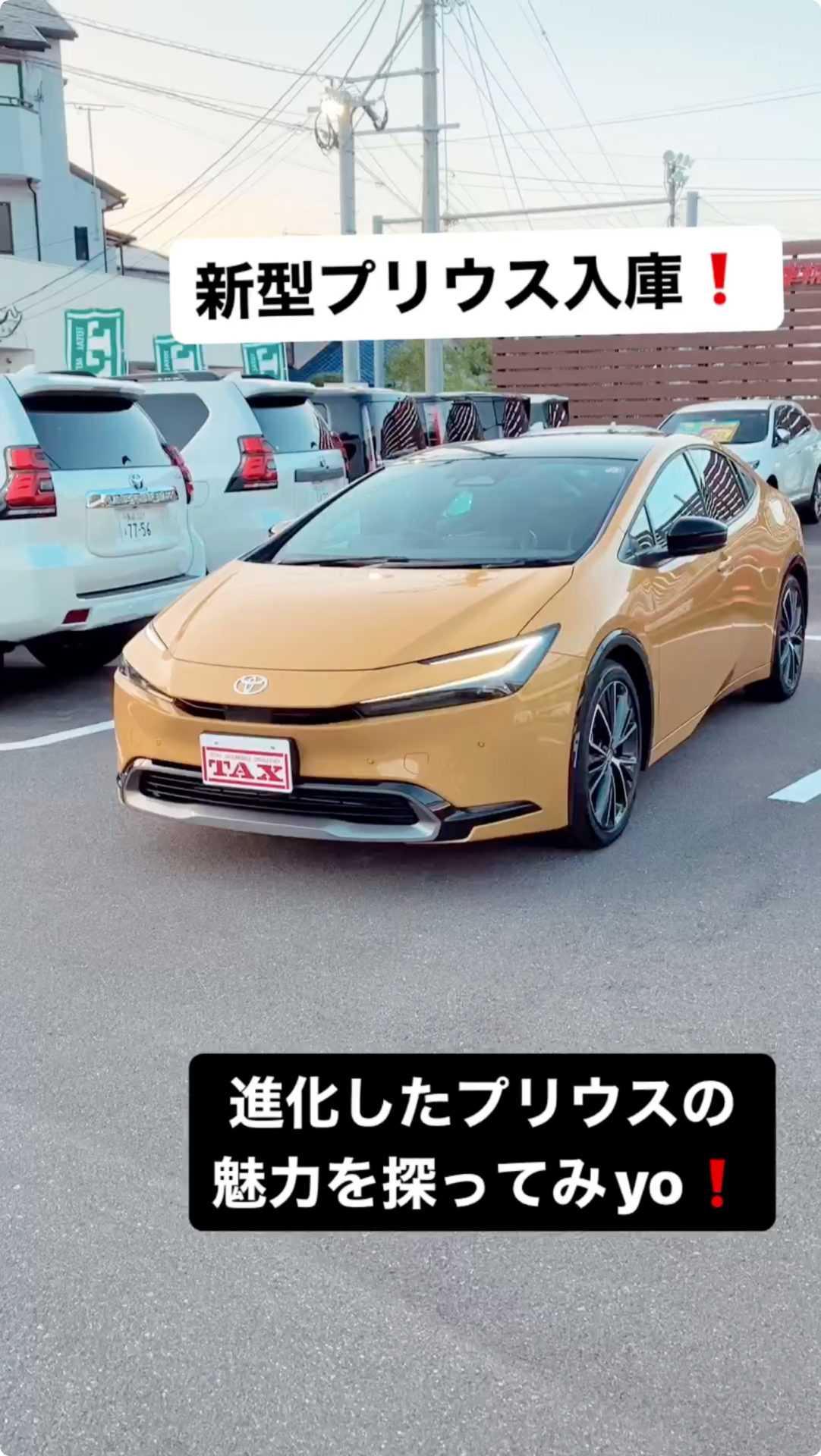 今回は、新しく入庫しました 新型プリウスの魅力をご紹介させていただきます❗️
