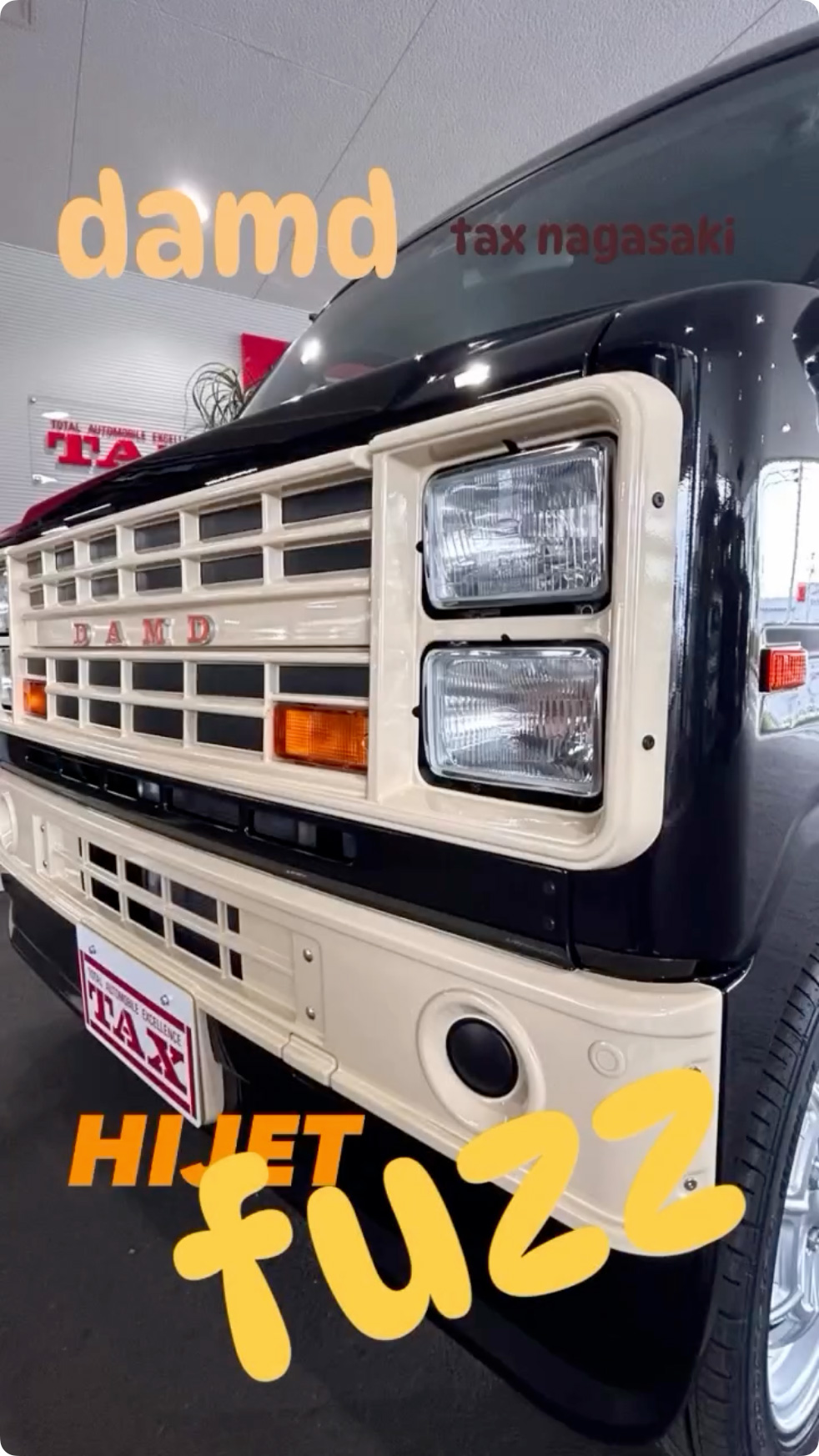 DAMD😃 HIJET FUZZ❗️BLACKデビュー💥