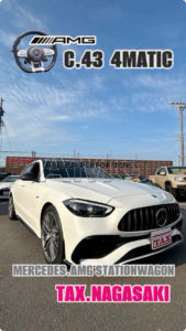 入庫車紹介🚙 Mercedes AMG C43 ステーションワゴン💥