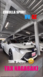 入庫車紹介🚙 カローラスポーツHV GZ😍