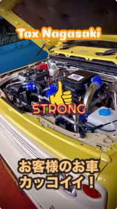お客様のお車😃 ジムニーカスタムです！凄い👍