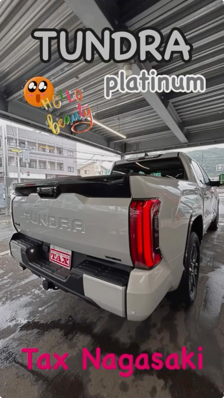 入庫車紹介🚙 US🇺🇸トヨタ　タンドラ プラチナム❗️