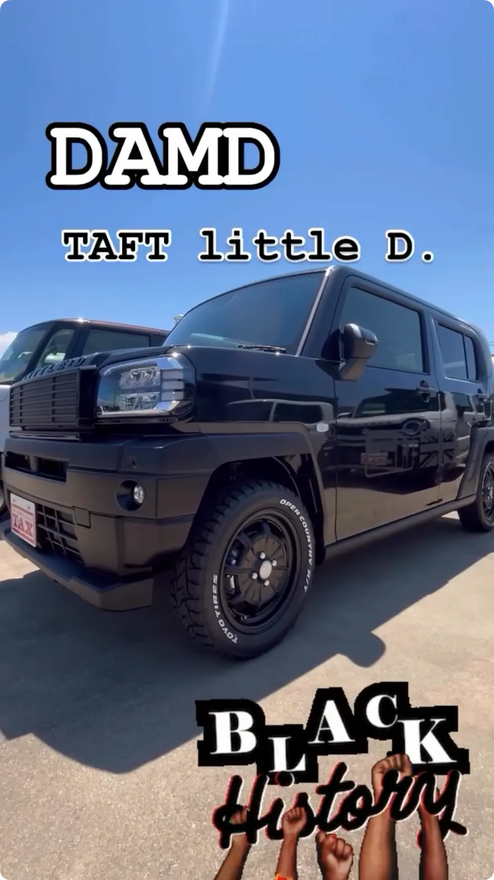 DAMD😾 BLACK TAFT little D 完成です！